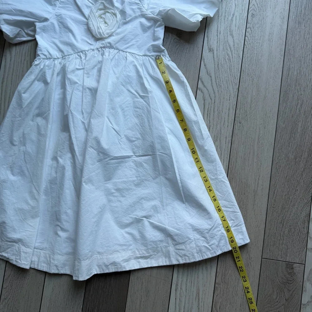 Zara Elegant White Kids Dress